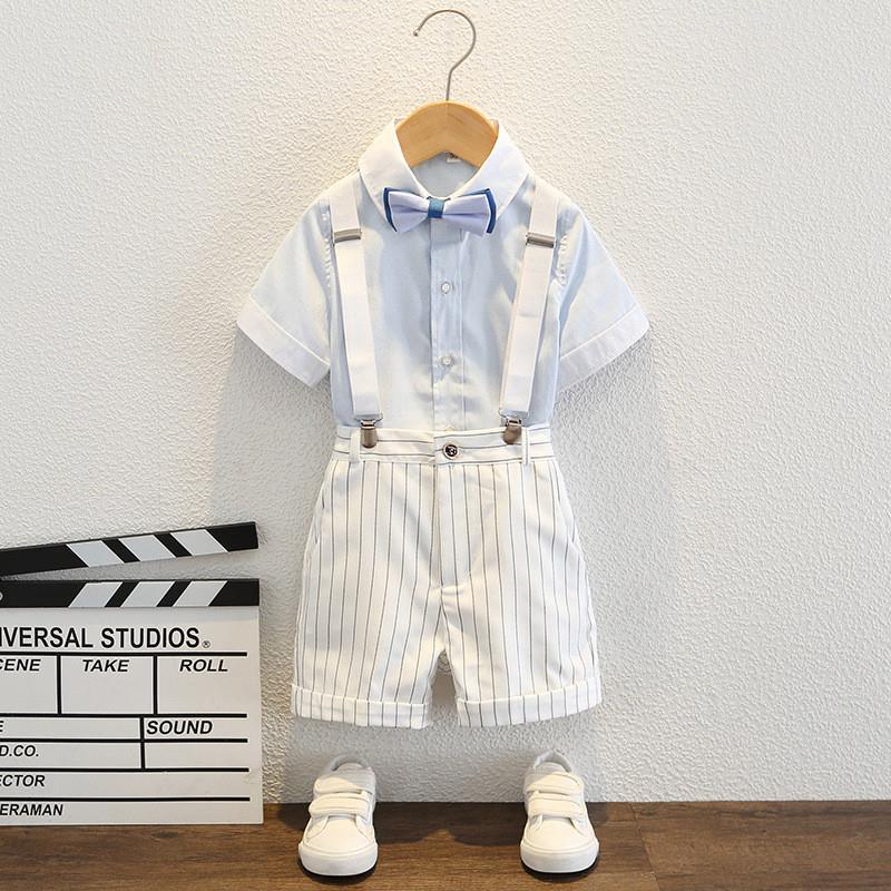 男童主持人小礼服钢琴演奏服装儿童西装套装男孩演讲比赛演出服春