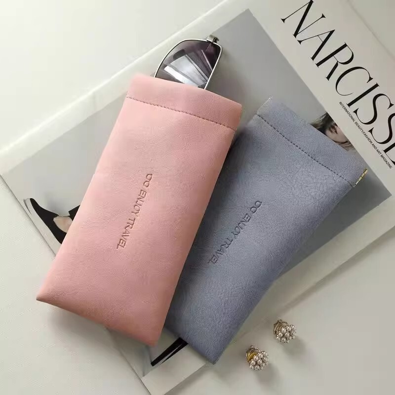 眼镜袋墨镜太阳镜男女收纳套便携抗压放近视眼睛包自动闭合保护盒