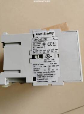 当天发货原装进口AB接触器 100-C43F00 100-C43*00 AC220V交流