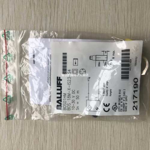BOS01HM BOS 18M-X-IS23-S4 现货促销 全新原装 巴鲁夫 实物照片