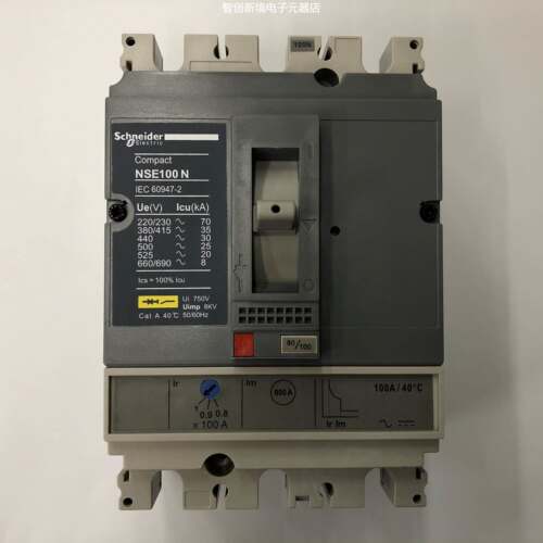 原装正品NSE100N3100 3P 100A施耐德空气开关塑壳式断路器