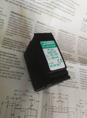 菲尼克斯浪涌保护器模块 2856087 PT 2X1-24DC-ST 现货