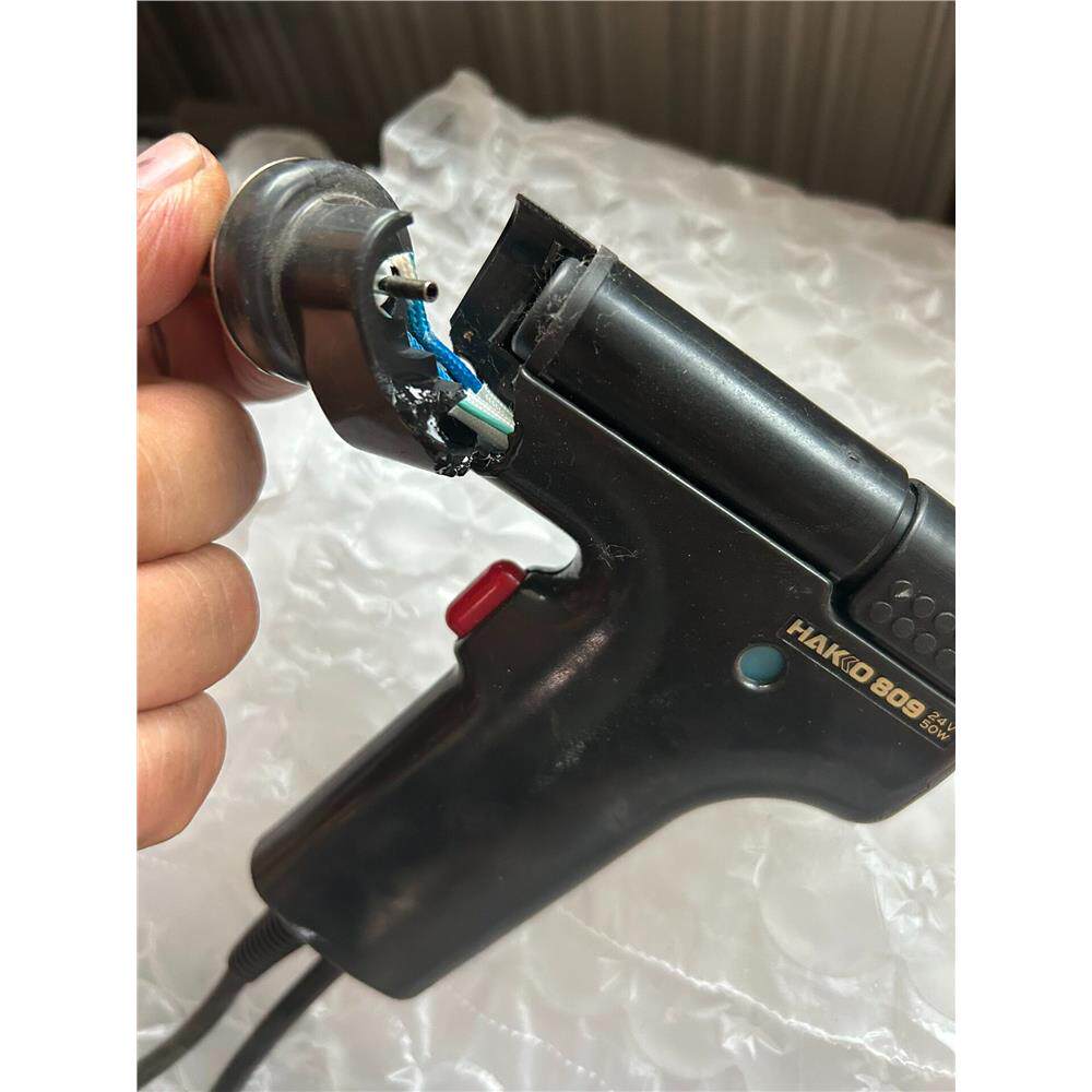 白光474吸锡器，公司收来的，手柄裂开了粘上了，看好再拍售议价