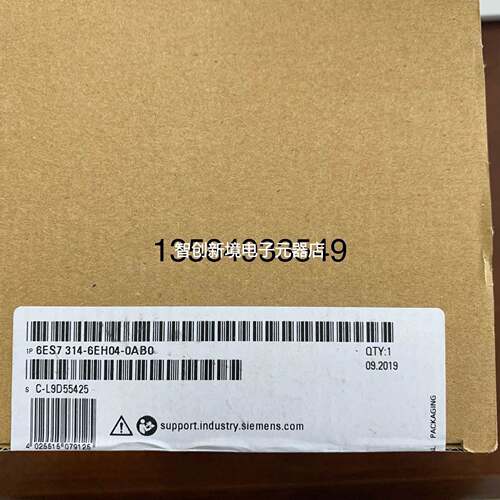 全新原装CPU314C-2PN/DP未开封SIEMENS/西门子6ES7314-6EH04-0AB0