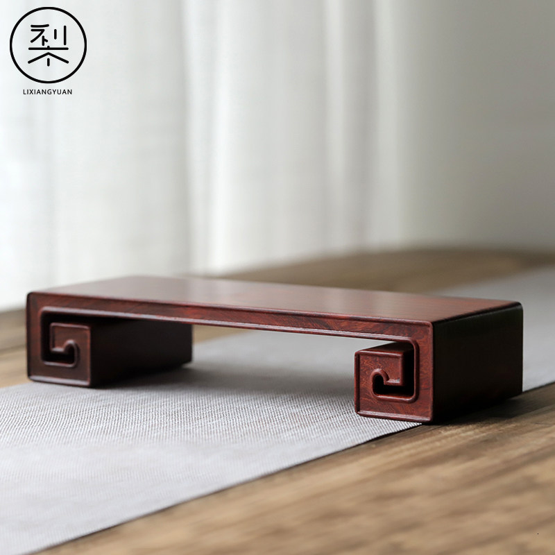 梨香院 摆件底座 印度小叶紫檀工艺品托架长方形高档红木家用复古,家居饰品,木雕,淘宝优惠券,粉丝福利购,淘宝优惠卷