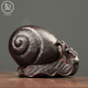 梨香院 印度小叶紫檀木文玩把玩物件手玩把件手上盘玩 蜗牛手把件