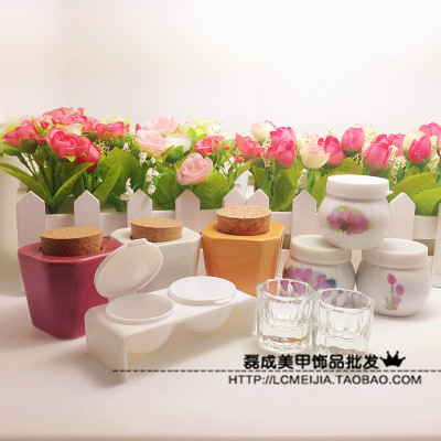 塑料容器雕花水晶甲