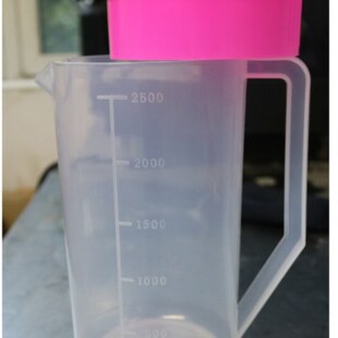 冷热茶水壶加厚带盖塑料量杯带刻度量水杯量桶4L5L茶壶2400ml水壶