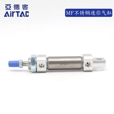亚德客不锈钢迷你气缸MF25X25X50X75X100X125X150X200X250-S-CM