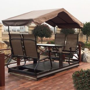 室外动力摇椅户外秋千椅动力四人摇椅室外秋千椅别墅秋千摇摇椅