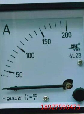 DB 广东德庆电表6L2德表 交流电流表6L2B-5A 10A 15A 20A 30A 50A