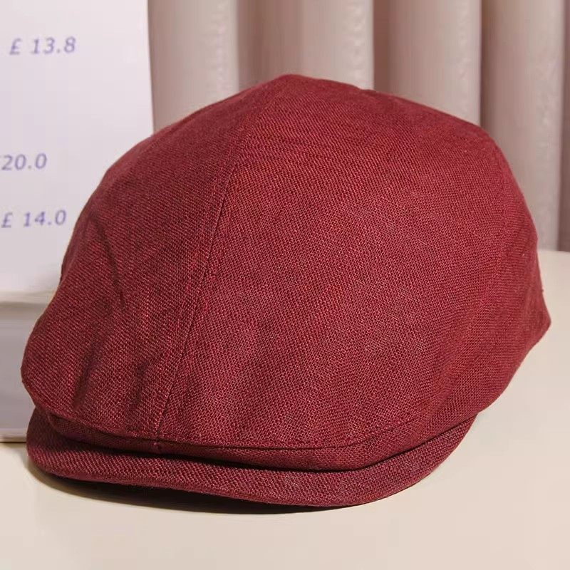 日系英伦亚麻前进帽女纯色文艺复古贝雷帽女春夏季棉麻画家报童帽,服饰配件/皮带/帽子/围巾,帽子,淘宝优惠券,粉丝福利购,淘宝优惠卷