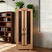 现代密码 意式 轻奢保险柜别墅豪宅家用首饰柜设计师款 皮革锁珠宝柜