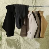 巨保暖 重磅900克男女同款 加绒加厚双面摇粒绒连帽休闲夹克外套