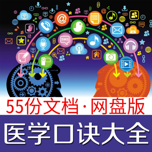 医学生常用医学口诀大全内外妇儿解剖药理心电图心音临床考试护理
