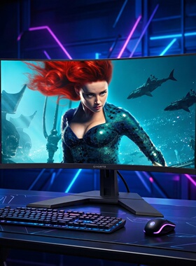 Gigabyte/技嘉 原装二手 32寸曲面2K 144Hz G32QC 电脑电竞显示器