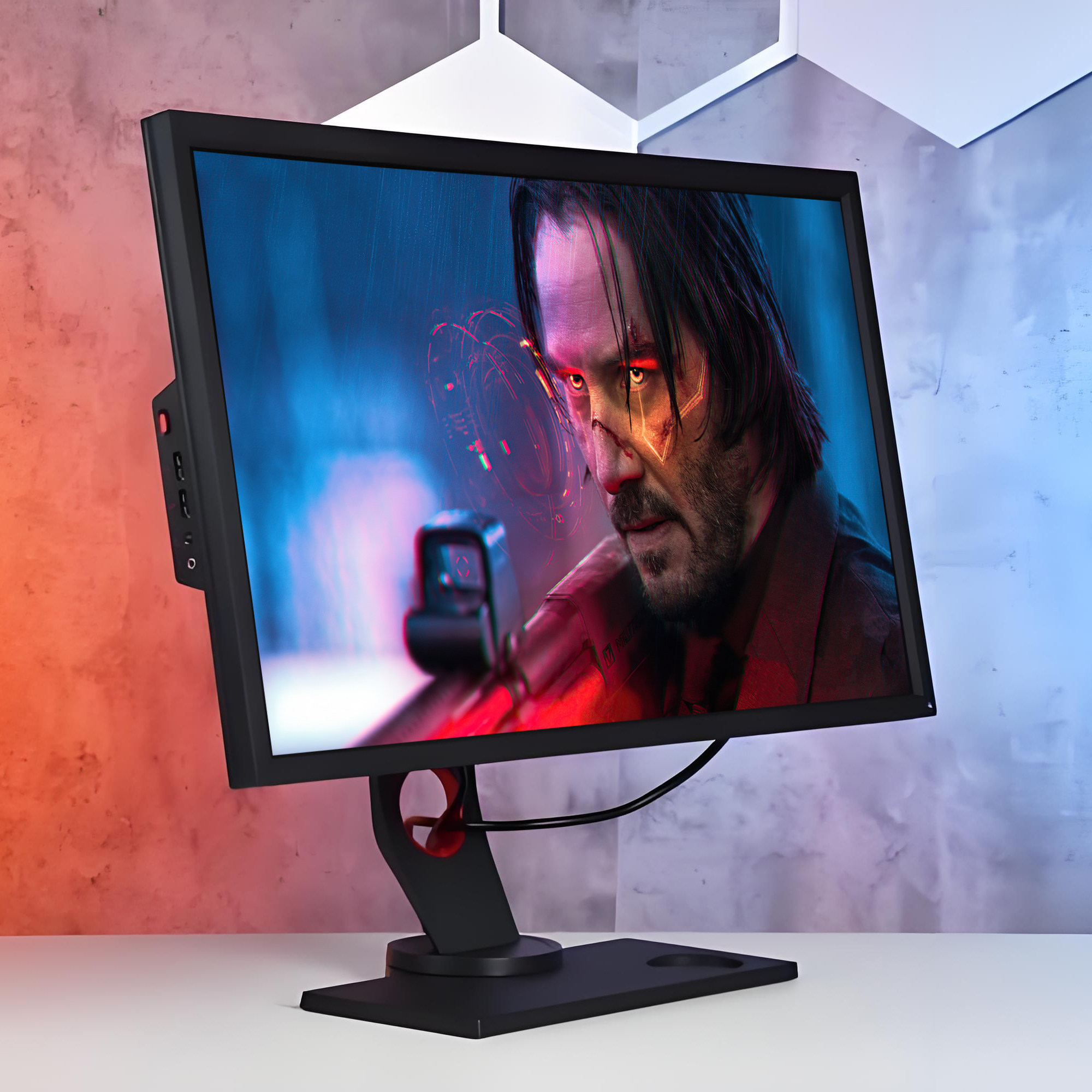 ZOWIE GEAR/卓威 原装二手27寸直屏 1K 240Hz XL2740 电竞显示器 - 实物图