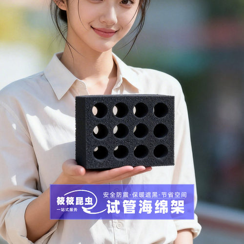 筱筱昆虫馆新后小群海绵试管架