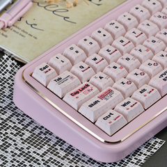URE萌系码农键帽PBT热升华原厂高度客制化适配61/65/87等磁轴键盘