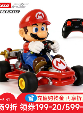 Carrera马里奥遥控车玩具男孩马力欧任天堂超级玛丽赛车卡丁车