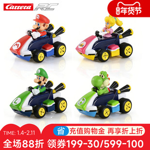 carrera马里奥遥控车男孩儿童电动超级玛丽赛车任天堂迷你玩具车