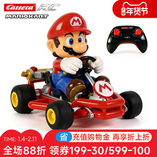 Carrera马里奥遥控车玩具男孩马力欧任天堂超级玛丽赛车卡丁车