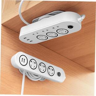 Power Strip with 6 Outlets and 3 USB Ports Extension Cord