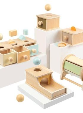 New Montessor Macaroon Color Spnnng Drum Match Con Box P外贸