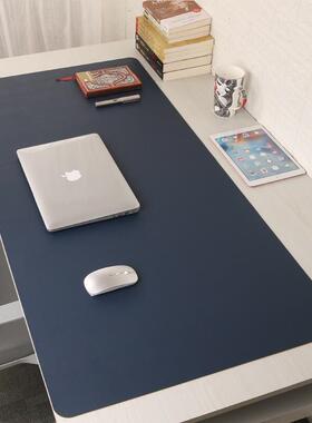 leather computer desk mat large mouse pad black writing ta新