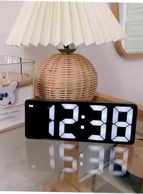 Smart LED Clock Bedside Digital Alarm Clocks Desktop Table E
