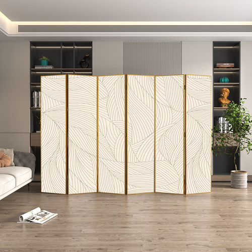 定制轻奢铝合金屏风隔断折屏