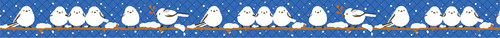 现货mt和纸胶带冬日的雪鸟手帐素材100cm分装