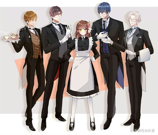 未定事件簿 蔷薇 陆景和 夏彦 左然   莫弈cos服装