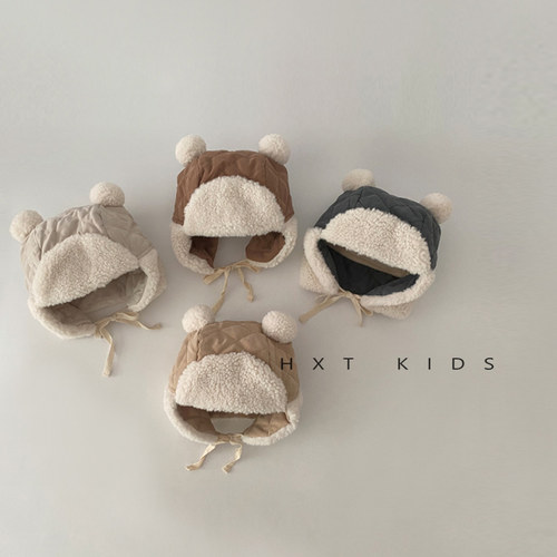 雷锋帽加绒内里保暖可爱耳朵