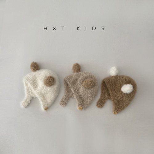 毛绒护耳帽可爱耳朵保暖穿搭柔软