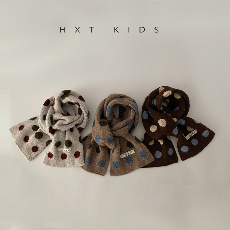 儿童围巾冬季洋气波点撞色围脖ins韩国男童女童宝宝冬天保暖脖套,童装/婴儿装/亲子装,围巾,淘宝优惠券,粉丝福利购,淘宝优惠卷