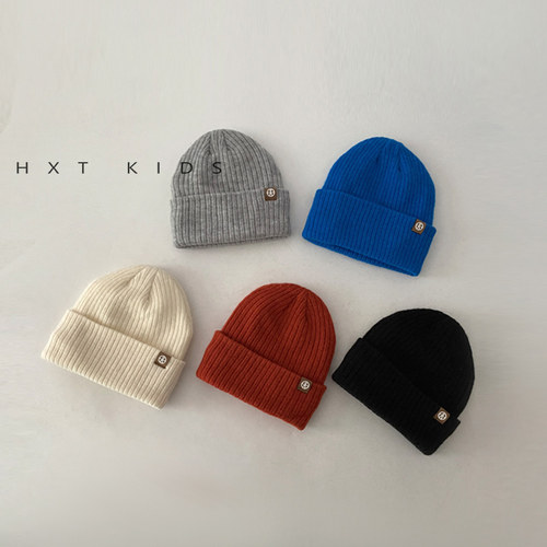 针织套头帽帽子加绒内里保暖