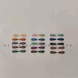 儿童小发卡夏季 马卡龙色系洋气bb夹婴儿宝宝夏天刘海小碎发发夹潮