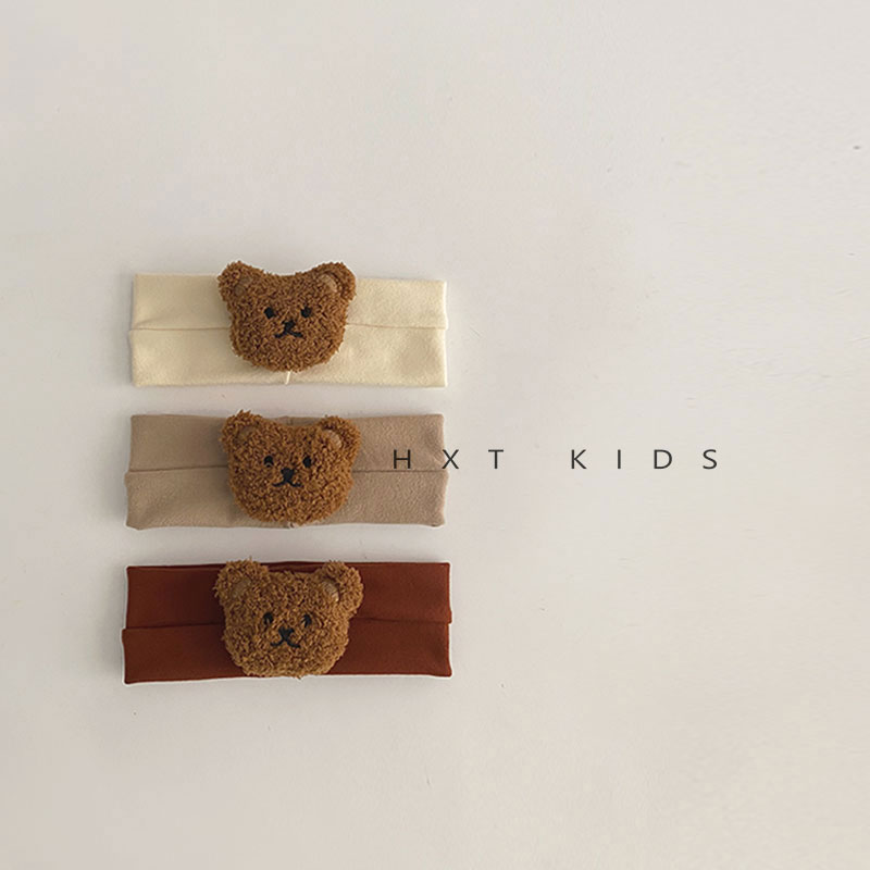 纯棉护囱门帽可爱小熊发带新品