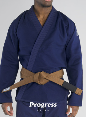 PROGRESS 学院款 深蓝色道服 巴西柔术道服BJJ男女官方直营