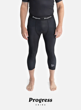 PROGRESS 七分紧身裤 无道服巴西柔术BJJ官方直营