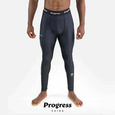 PROGRESS 学院款紧身长裤防磨裤 无道服BJJ巴西柔术NOGI 官方直营