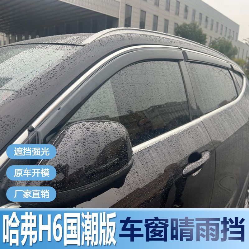 哈弗H6国潮版晴雨挡车窗