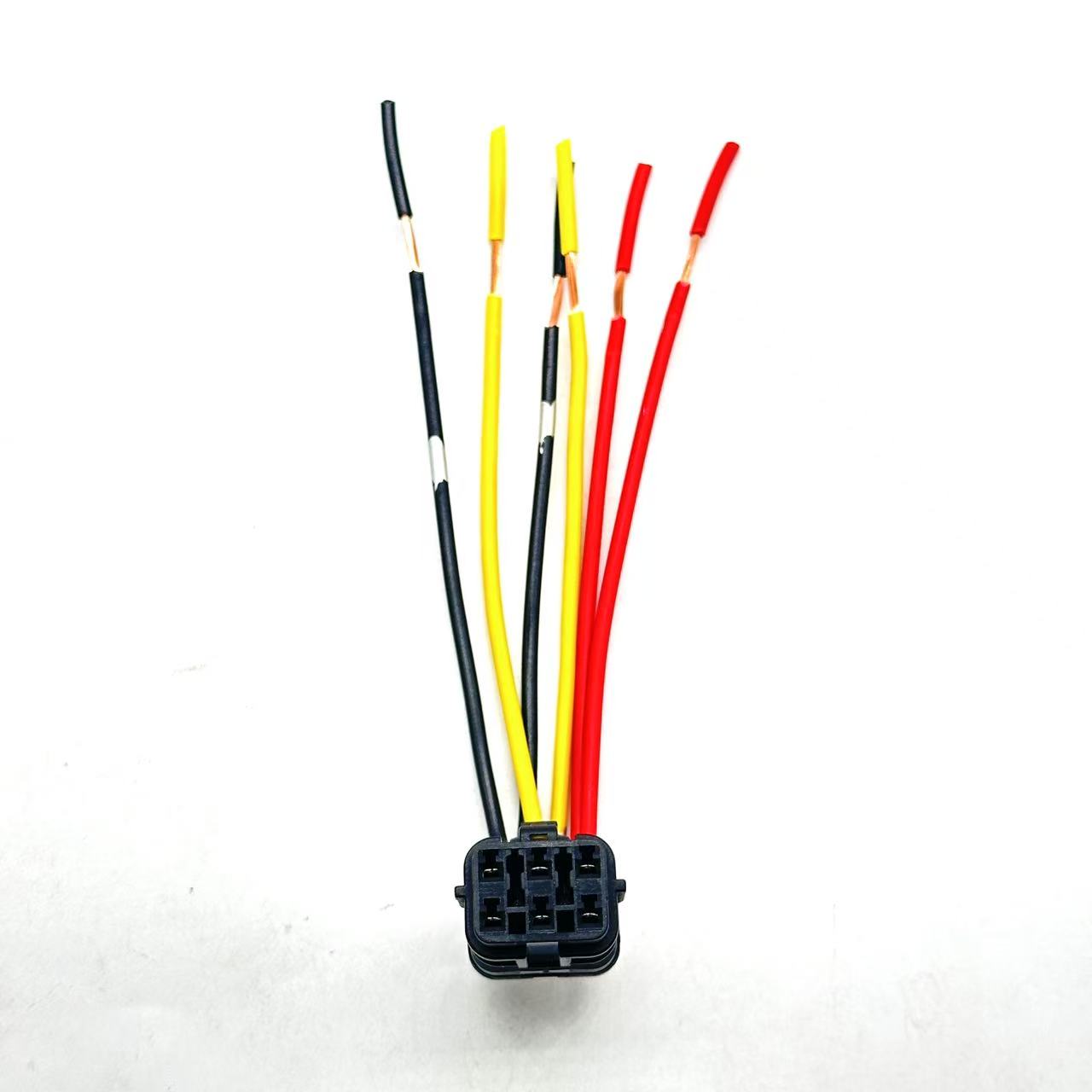 适用于装载机铲车厦工956柳工临工龙工855N前大灯线束插头 对图片