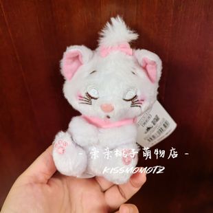 【现货】东京迪士尼睡不醒瞌睡玛丽猫毛绒挂件玩偶公仔 满168包邮