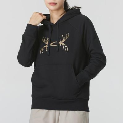 安德玛女子运动休闲保暖卫衣