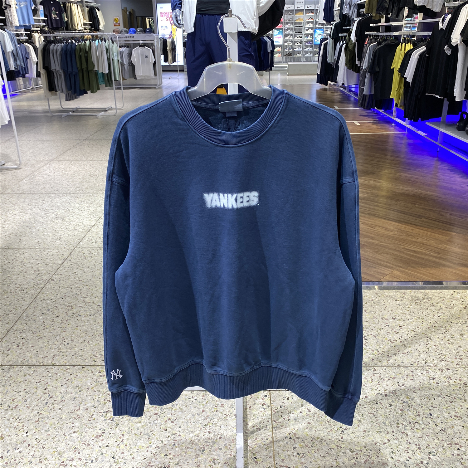 MLB男女运动休闲圆领卫衣