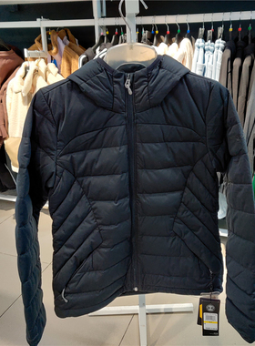 UA安德玛女子冬季羽绒服运动休闲服连帽夹克训练保暖外套1355833