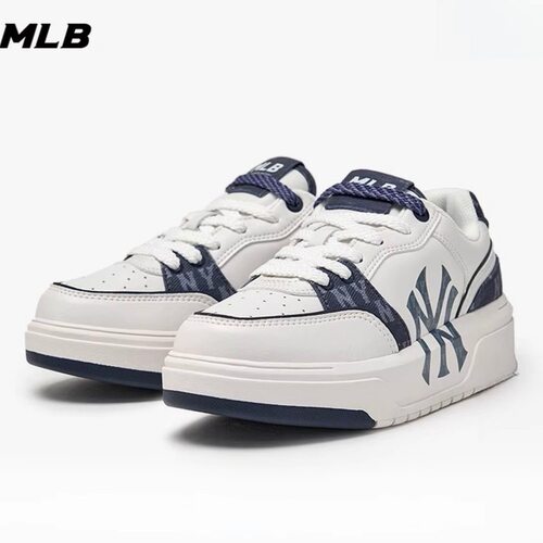 MLB低帮男女厚底老花时尚休闲鞋板鞋3ASXM056N-50NYS