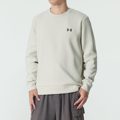 UnderArmour安德玛男装卫衣秋季休闲宽松针织圆领套头衫1381688
